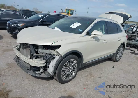 2016 Lincoln Mkx Reserve z USA, uszkodzony, nr VIN 2LMTJ6LR2GBL54800